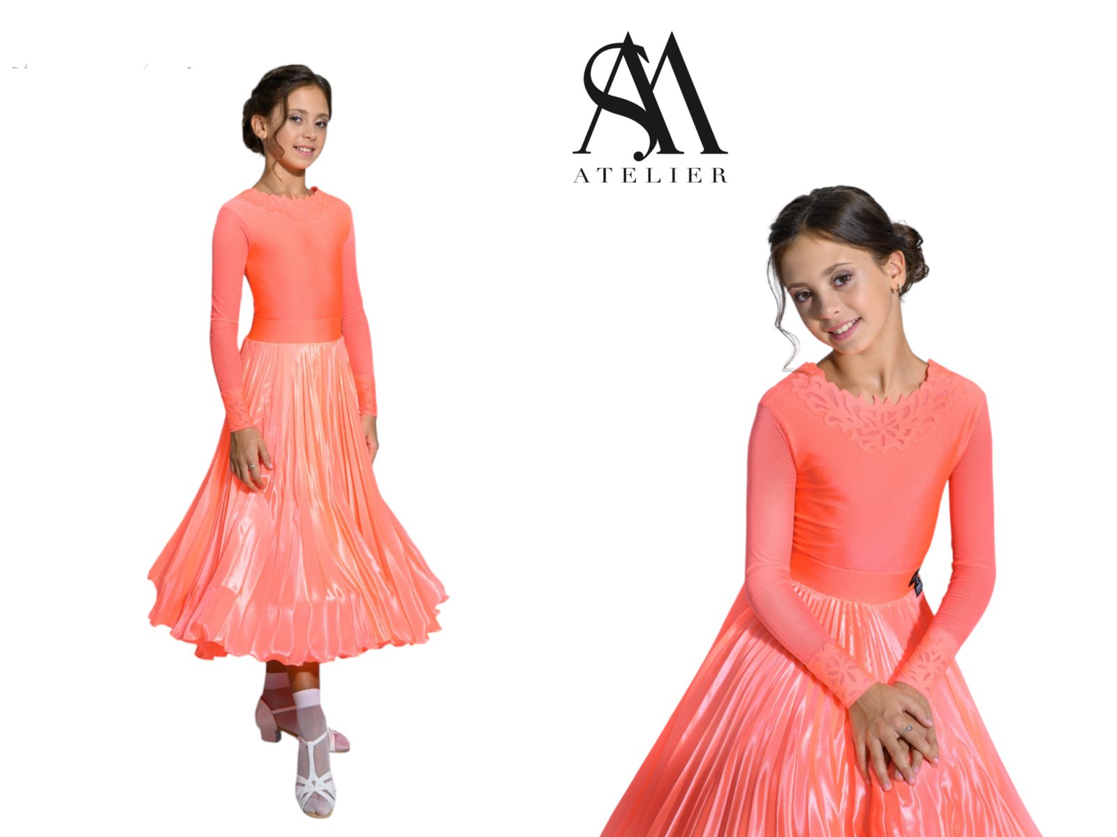 Juvenile Dress In Colour Sunglow