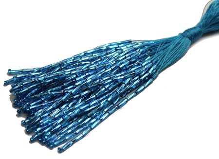 Bugle Bead Dropper Bunch AQUA