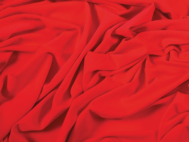 Premium Crepe HOT RED