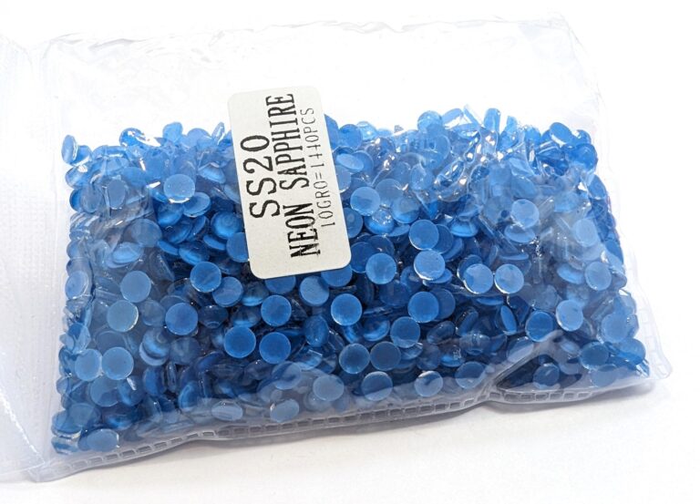 Crystals Non-Hotfix NEON SAPPHIRE