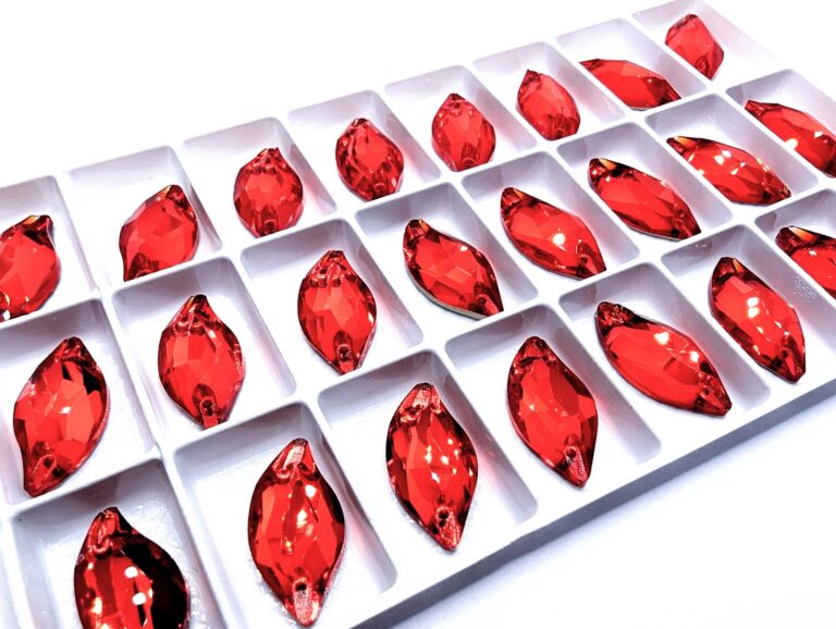 Leaf Sew-On Stones LIGHT SIAM