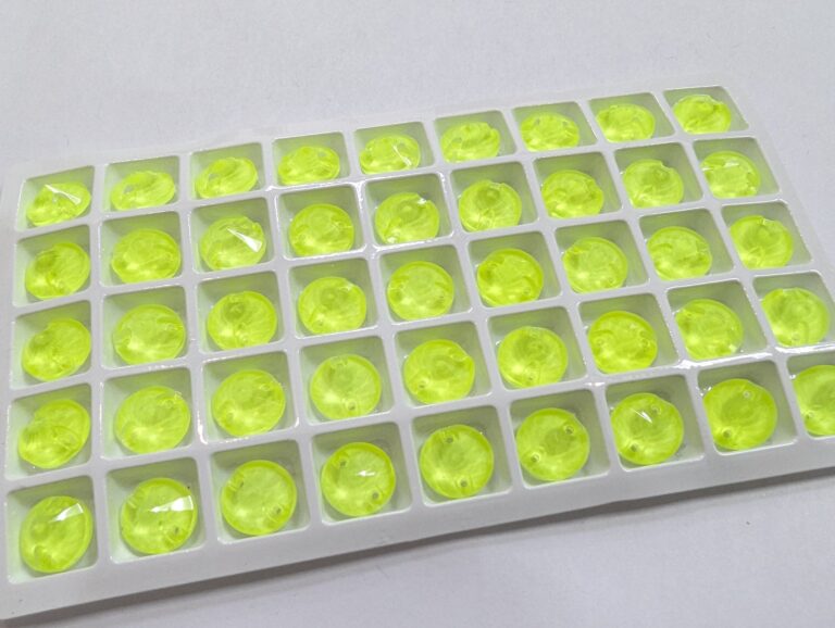 Rivoli Sew-On Stones - Astella JONQUIL/NEON