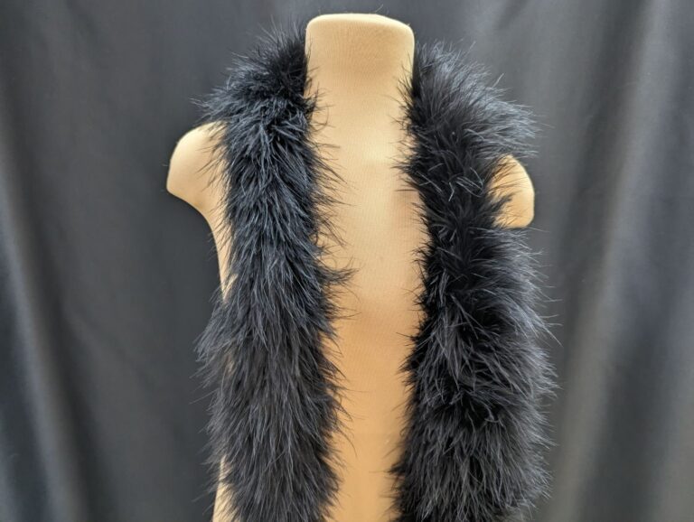 Marabou Feather Boa - BLACK