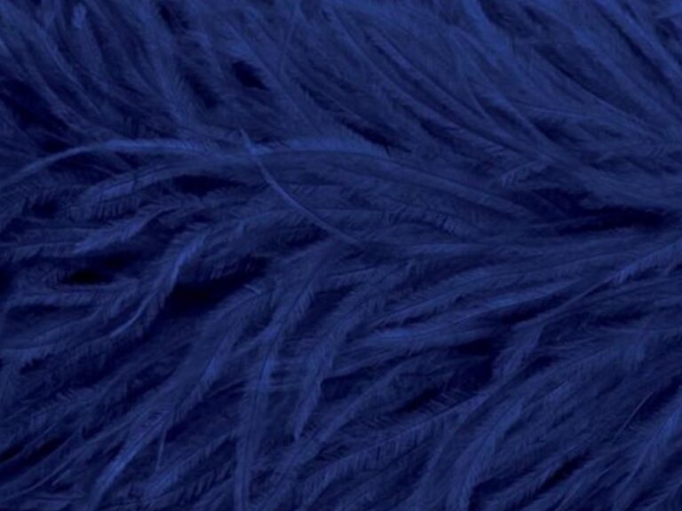 Pure Ostrich Feather Boa Lux 6 Ply BLUEBERRY