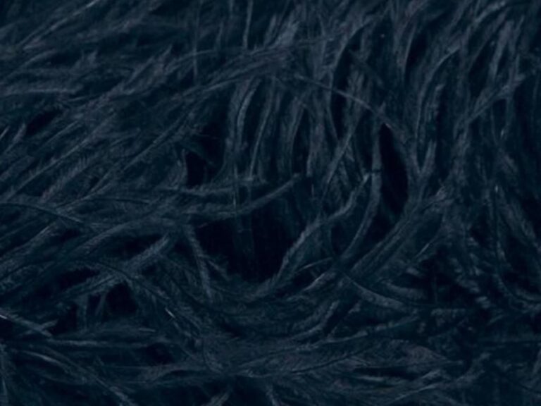 Pure Ostrich Feather Boa Lux 6 Ply - BLACK