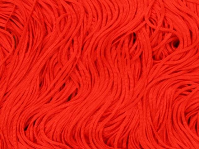 Fringe Trim 15 Cm - FLUORESCENT RED