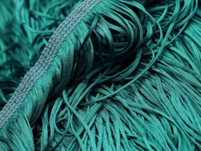 Fringe Trim Stretch 15 Cm - Chrisanne Clover - PEACOCK BLUE