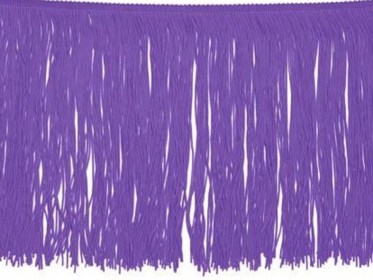 Tactel Fringe Trim 15 Cm AMETHYST