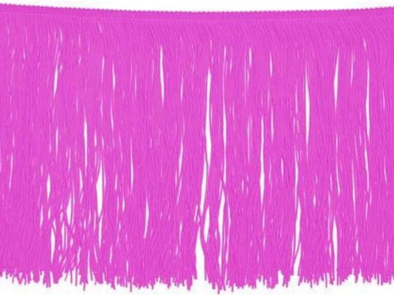 Tactel Fringe Trim 15 Cm HAWAIIAN PINK
