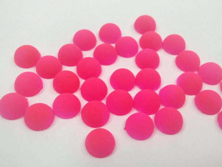 Matt Half Pearl Beads NEON PINK