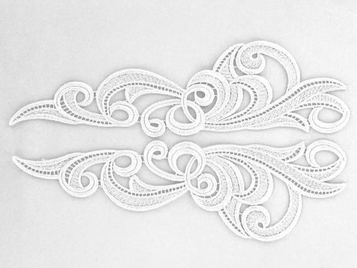Lace Hero Guipure Ribbon WHITE
