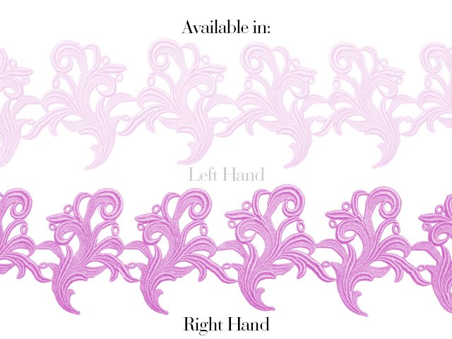 Lace Tamara Guipure Ribbon LILAC DREAM