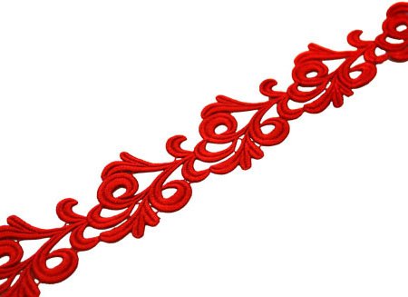 Lace Victoria Guipure Ribbon RED