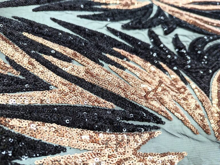 Sequin Net BLACK