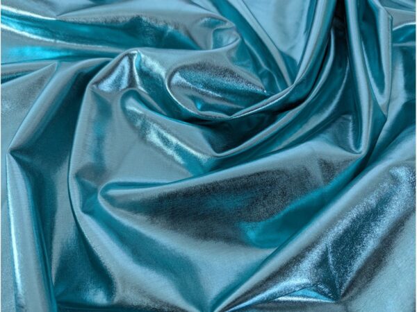 Lycra Stretch Metallic Foiled
