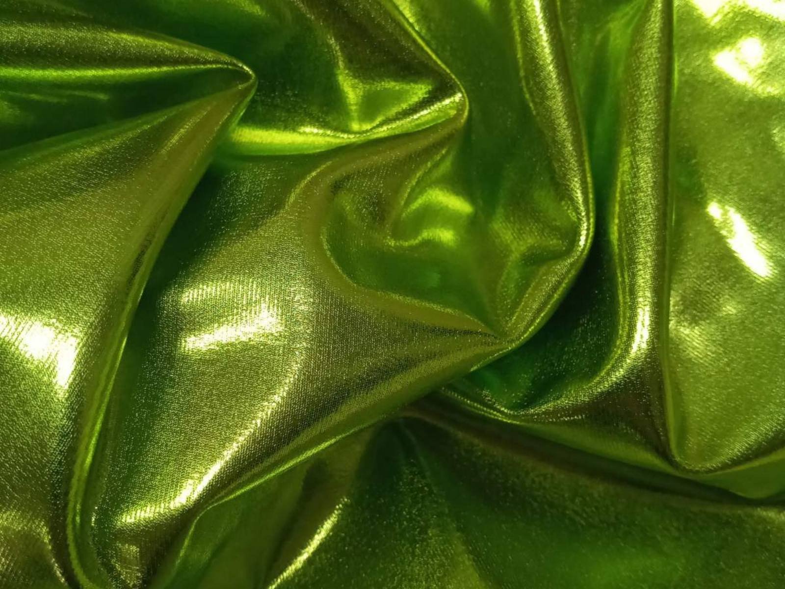 Lycra Stretch Metallic Foiled