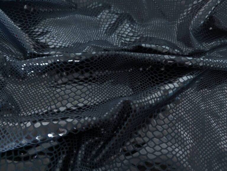Lycra Python Foiled - BLACK