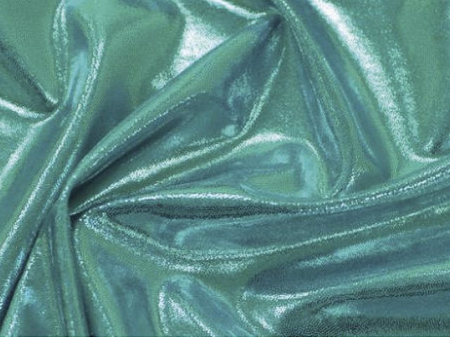 Lycra Metallic Dot - Chrisanne Clover AQUA/JADE