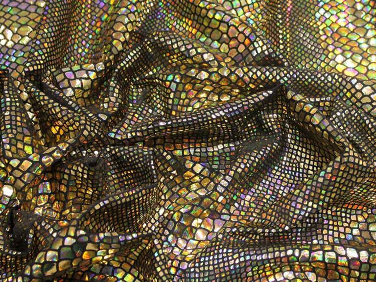 Python Foil Lycra GOLD/BLACK
