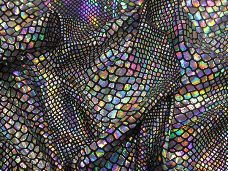 Python Foil Lycra BLACK