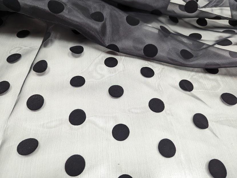 Organza Polka Dots