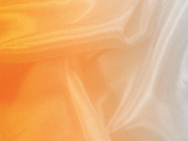 Shading On Satin Chiffon SAFFRON/WHITE