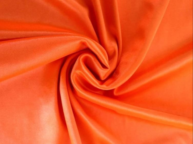 Satin Velvet Dense ORANGE/BRONZE ORANGE