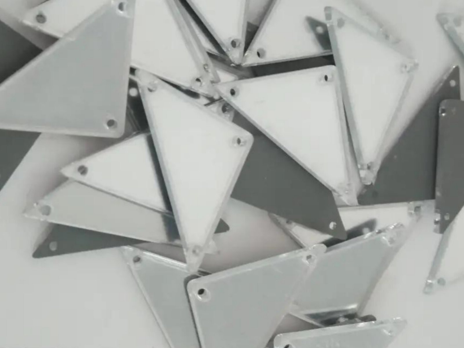 Tricutnik Sew-On Mirrors
