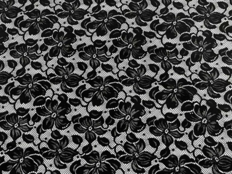 Florentina Stretch Lace BLACK