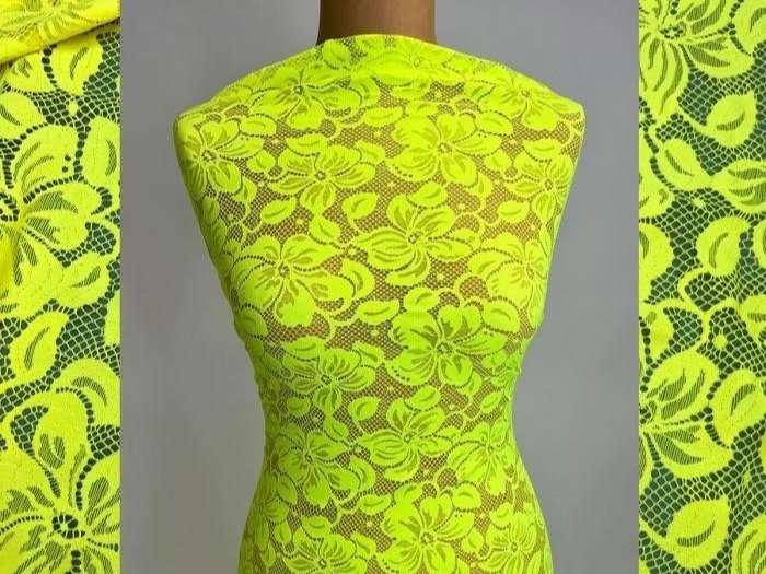 Florentina Stretch Lace TROPIC LIME