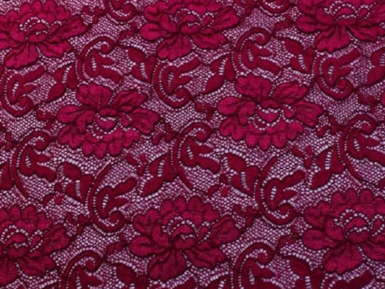 Flower Stretch Lace WINE