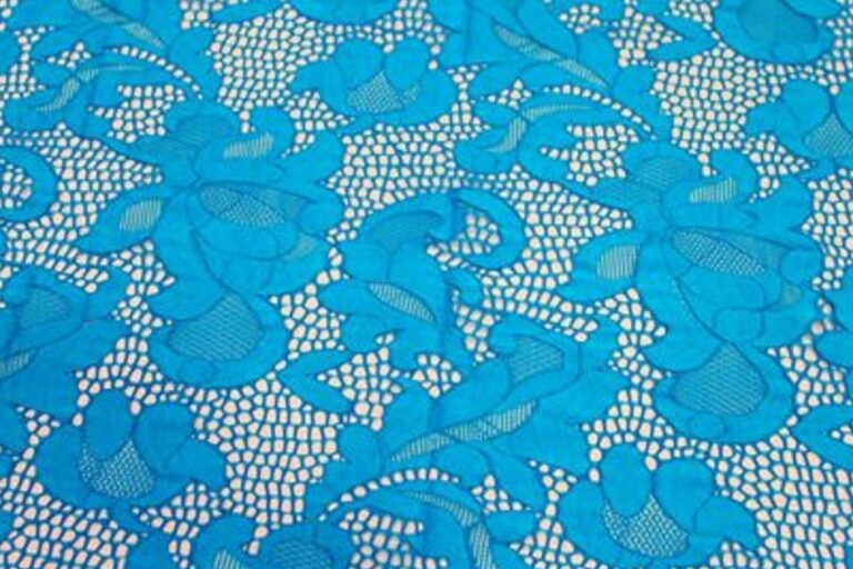 Geometric Stretch Lace - TURQUOISE