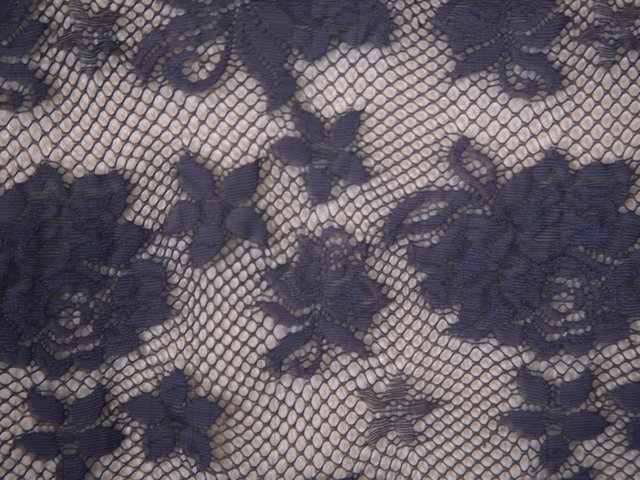 Rose Stretch Lace HEMATITE