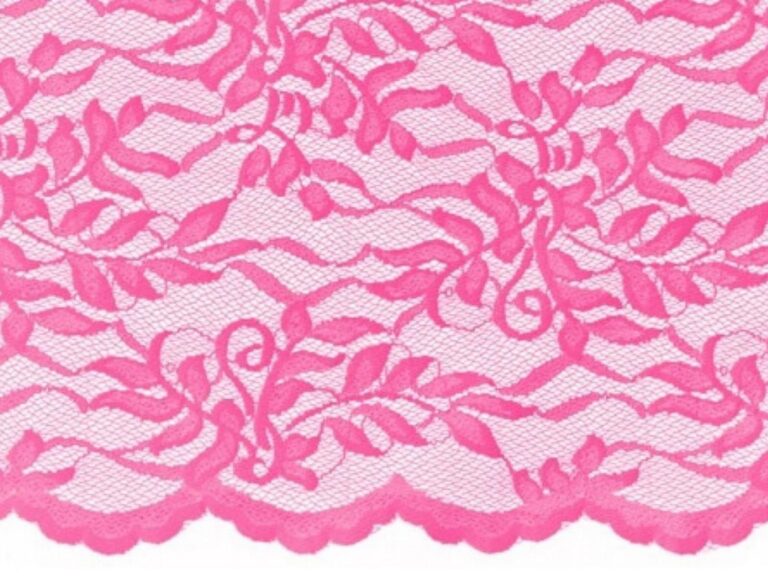Elsa Stretch Lace - CERISE