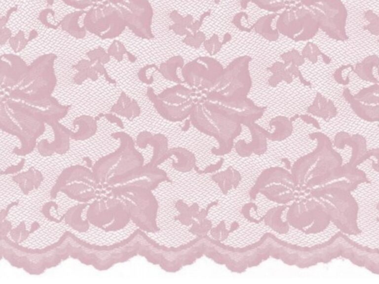Lily Stretch Lace CARNATION