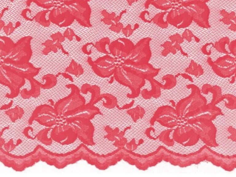 Lily Stretch Lace SCARLET