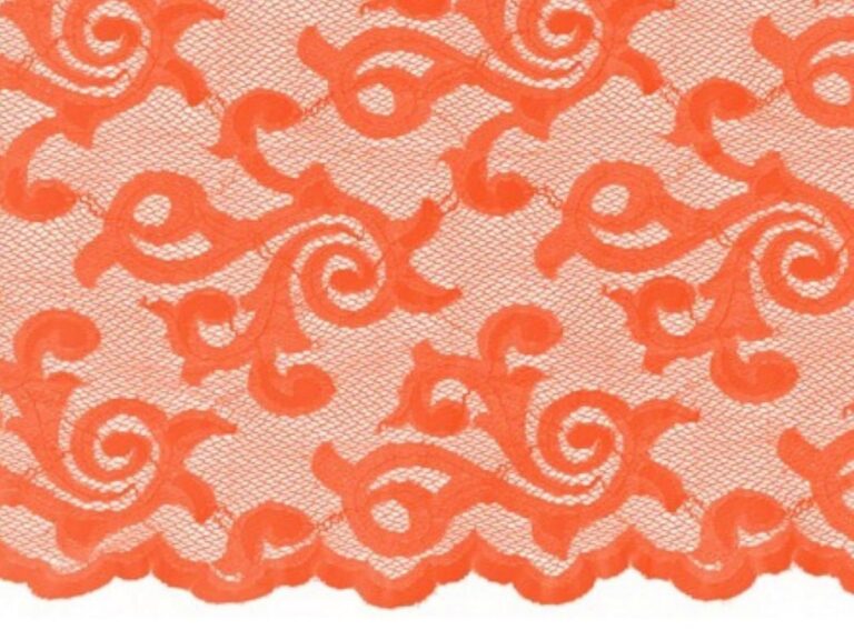 Lola Stretch Lace - TANGERINE