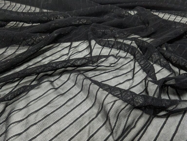 Stripe Mesh BLACK