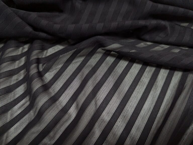 Stripe Mesh BLACK