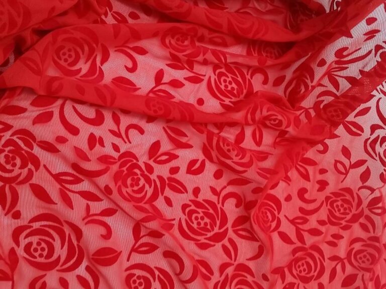 Flock On Stretch Net RED