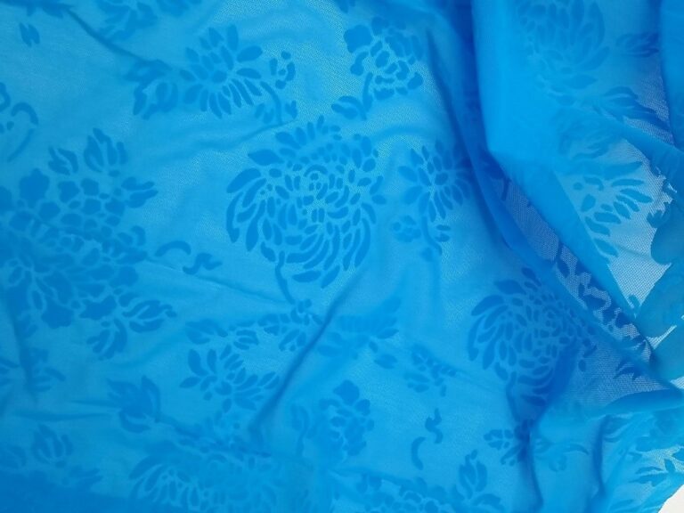 Flock On Stretch Net TURQUOISE