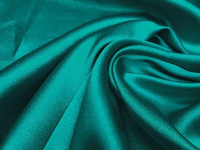 Stretch Satin - Chrisanne Clover PEACOCK BLUE