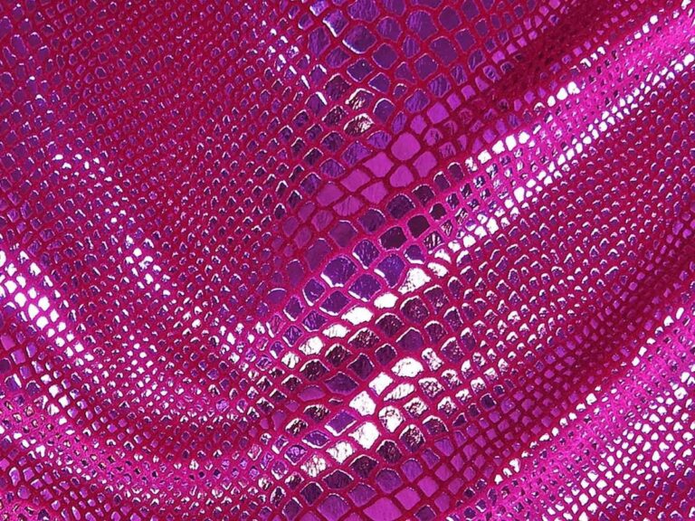 Python Foil On Velvet FUCHSIA PINK