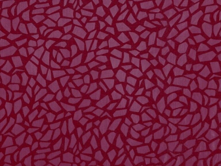 Vogue Burnt Out Velvet BURGUNDY