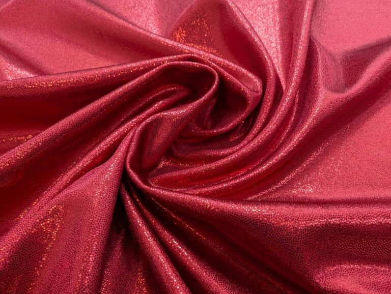 Lycra Metallic Dot - Astella - RED