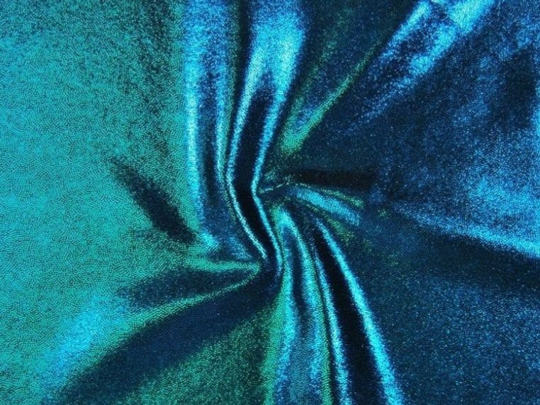 Lycra Metallic Dot - Astella AQUA