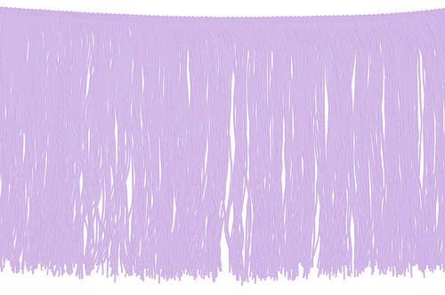 Tactel Fringe Trim 15 Cm - LILAC