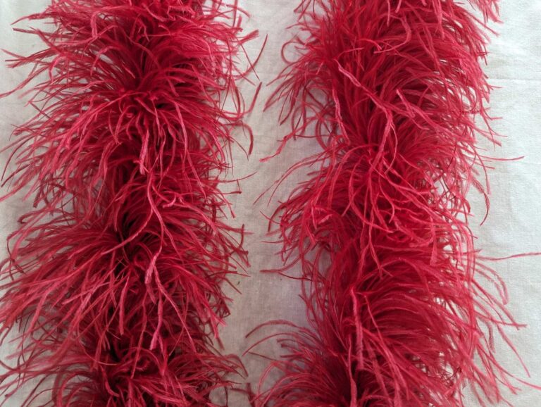 Ostrich Feather Boa Lux 5 Ply FLAMENCO