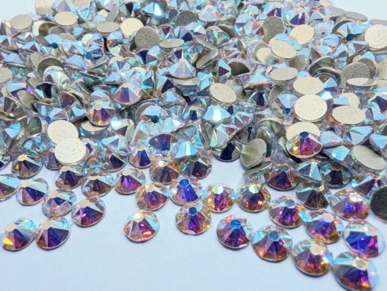 Crystals Lux Xirius 2088 16 Facets WHITE/SILVER