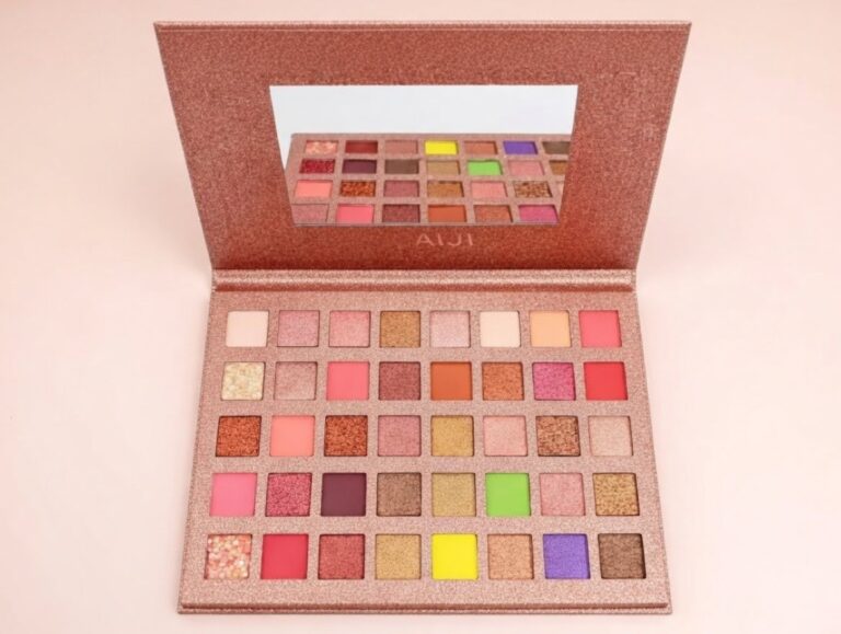 Caiji 40 Colours Butterfly Eyeshadow Palette With Shimmer Package Eyeshadow Palette
